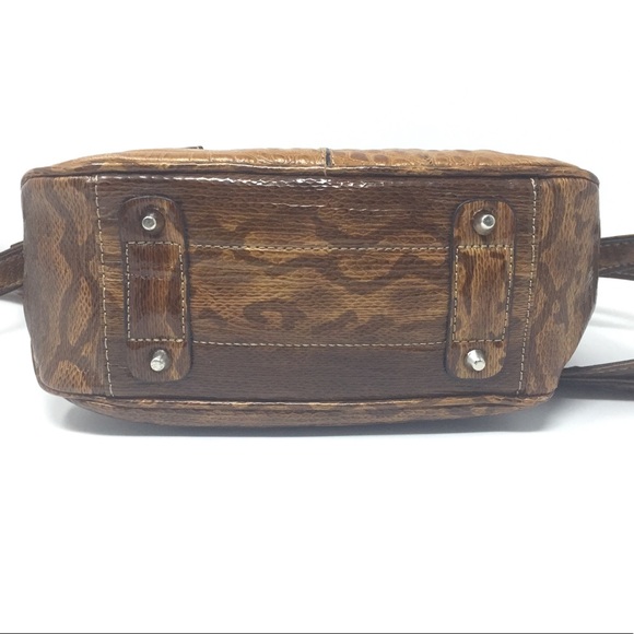 MC Croc Embossed Shoudler Bag Crossbody Purse - Picture 5 of 8